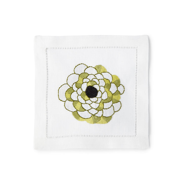 Dhalia Cocktail 6x6 (Set of 4) - Loro Lino Fine Linens