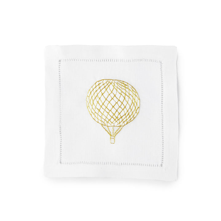 Balloon Cocktail Napkin 6x6 (Set of 4) - Loro Lino Fine Linens