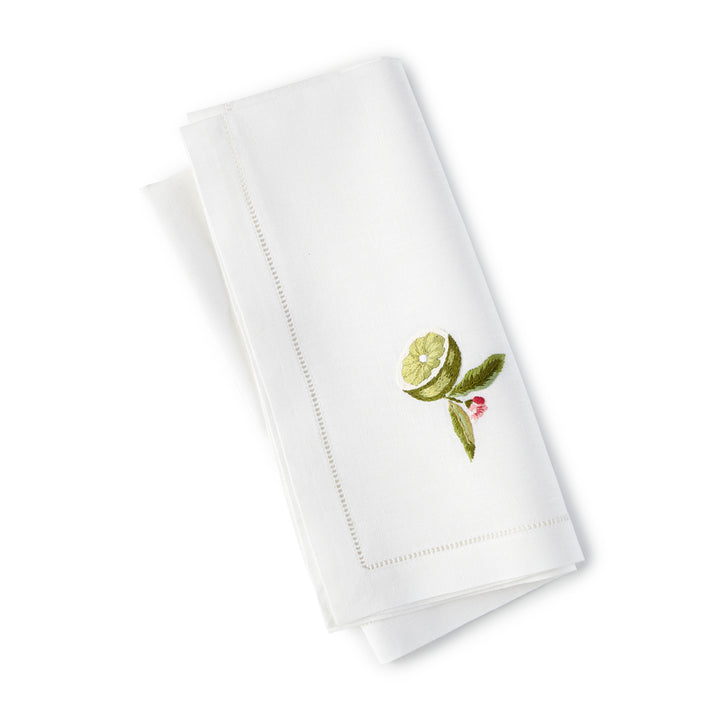 Lime Dinner/Luncheon Napkin Set 20x20 (Set of 4) - Loro Lino Fine Linens