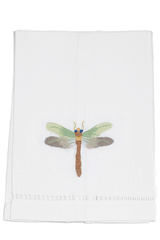 Fishers Dragonfly Tip Towel - Loro Lino Fine Linens