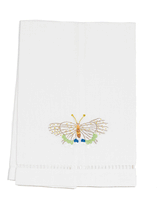Fishers Butterfly Tip Towel - Loro Lino Fine Linens