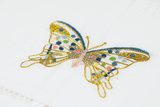 Freddy Butterfly Tissue Box Cover - Loro Lino Fine Linens