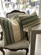 Northeast Harbor Stripe Pillows - Loro Lino Fine Linens