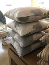 Mill Street Bear Pillows - Loro Lino Fine Linens