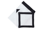 Malibu Dinner/Luncheon Napkins Assortment (Set of 4) - Loro Lino Fine Linens