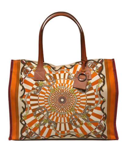 Fabulous Tote Florence in Orange Rani Arabella - Loro Lino Fine Linens