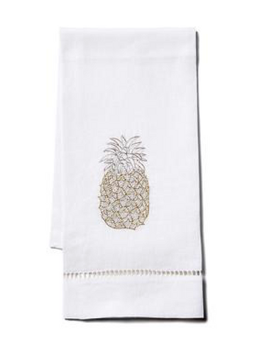 Pineapple Tip Towel - Loro Lino Fine Linens
